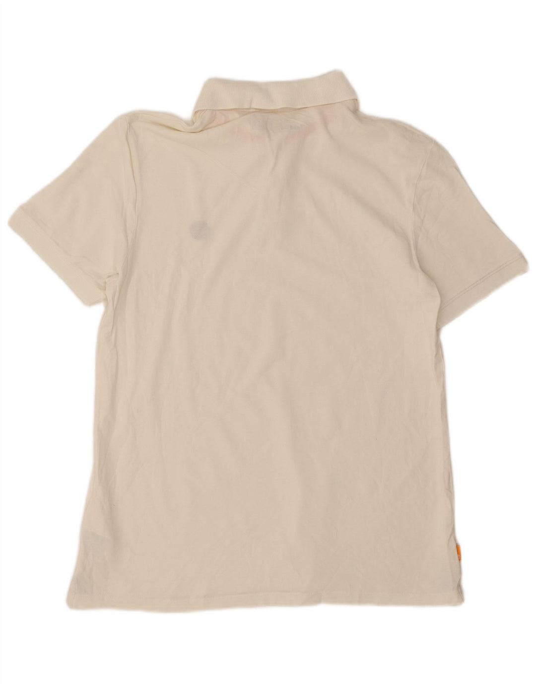 Polo Timberland da uomo slim fit grande in cotone bianco