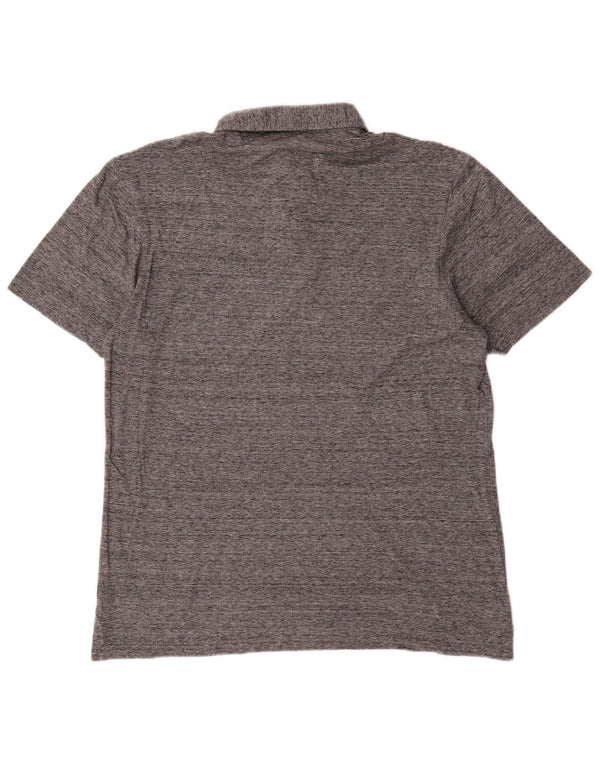 Polo da uomo Paul Smith XL in cotone screziato grigio