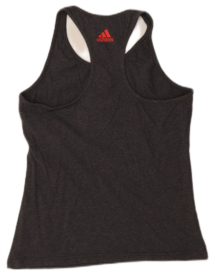 Canotta grafica da donna Adidas UK 8 piccola grigia chiazzata