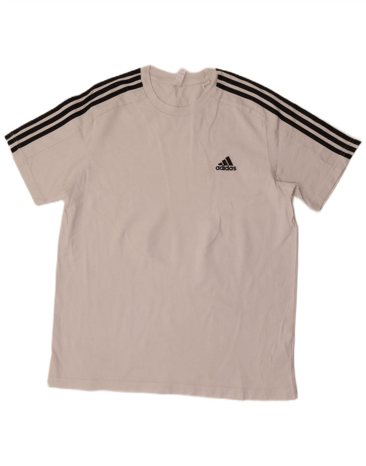 Maglietta Adidas da uomo Top Large in cotone bianco