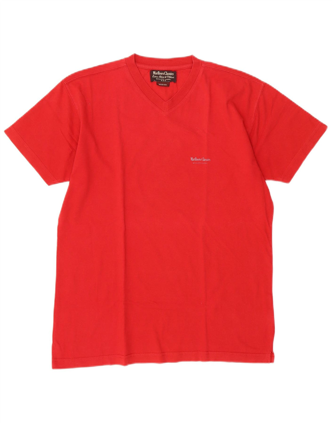MARLBORO CLASSICS T-shirt da uomo Top rosso medio in cotone