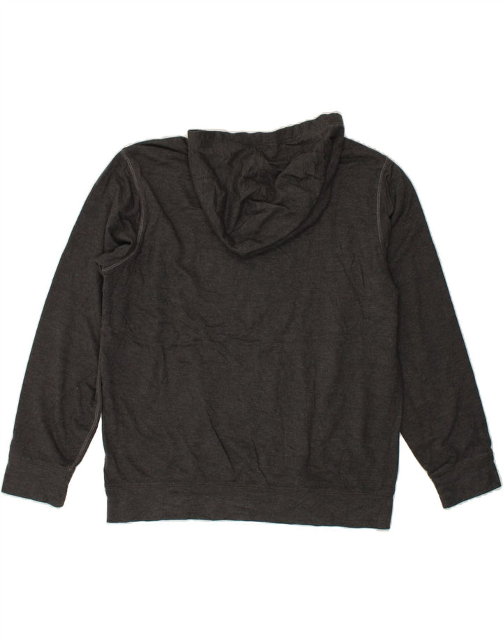 EDDIE BAUER Mens Hoodie Jumper Large Grey Cotton Vintage Eddie Bauer and Second-Hand Eddie Bauer from Messina Hembry 