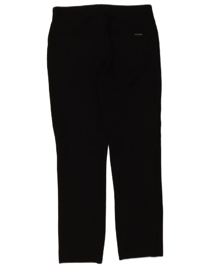 Pantaloni casual slim da donna Dkny medi W30 L28 viscosa nera