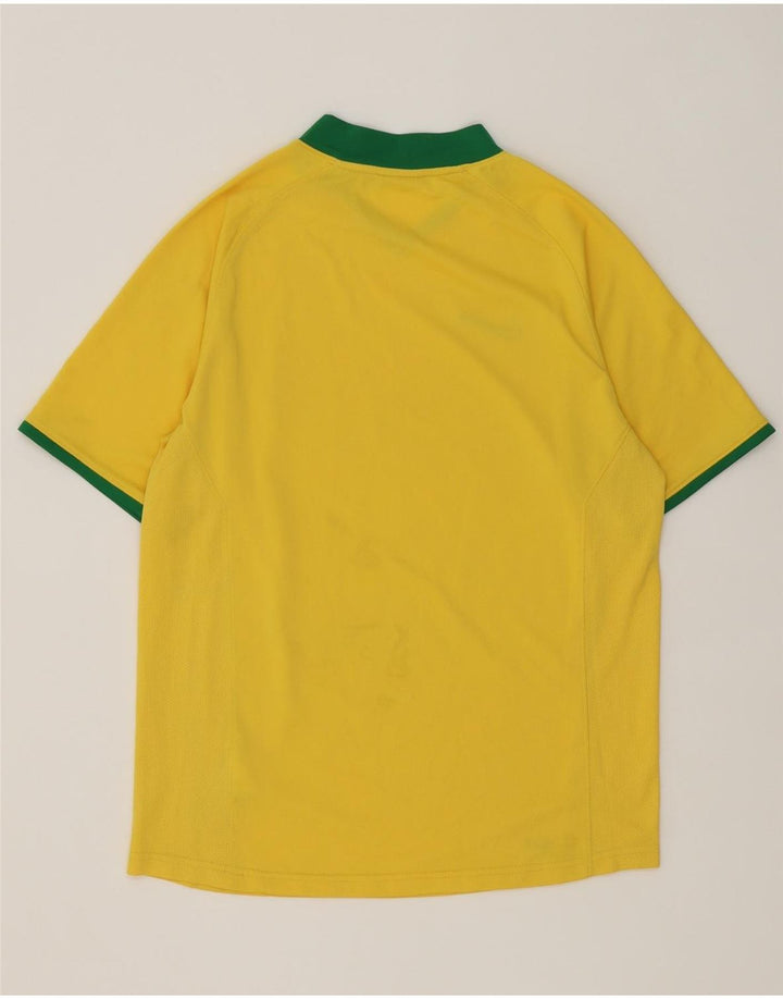 T-shirt da uomo Nike Top UK 36/38 Small Giallo Colourblock Poliestere