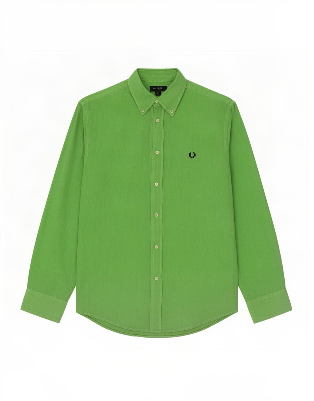 Camicia da uomo Fred Perry grande in lino verde