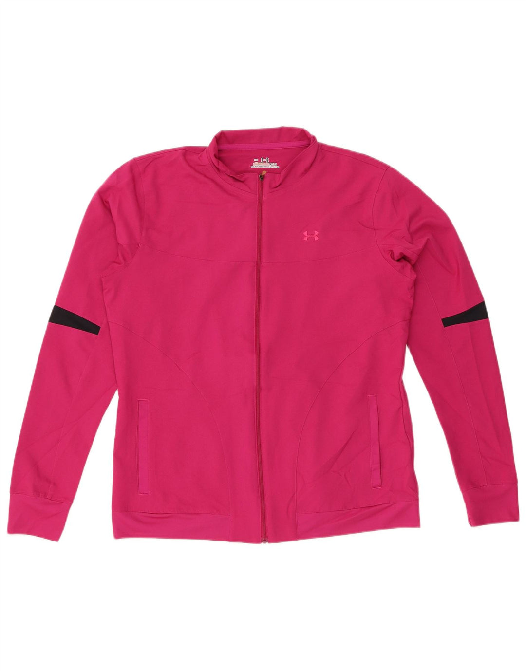 Giacca da tuta da donna UNDER ARMOUR UK 14 Colorblock rosa medio