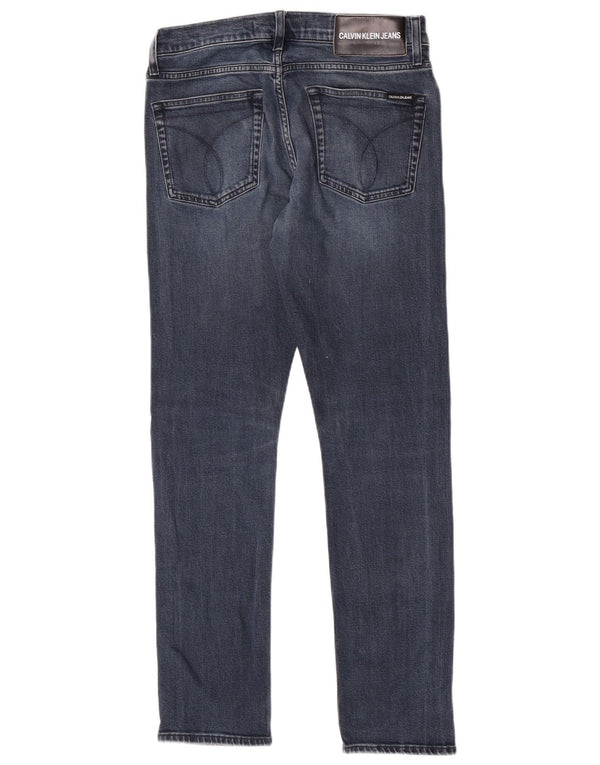 Jeans skinny da uomo Calvin Klein W30 L32 cotone blu