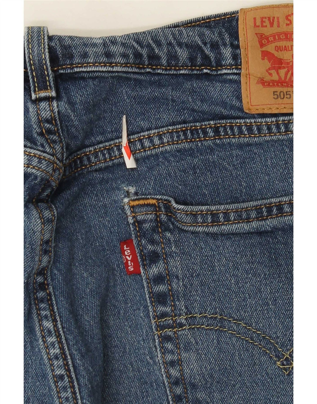 Levi's Uomo 505 Jeans dritti W34 L28 Cotone blu