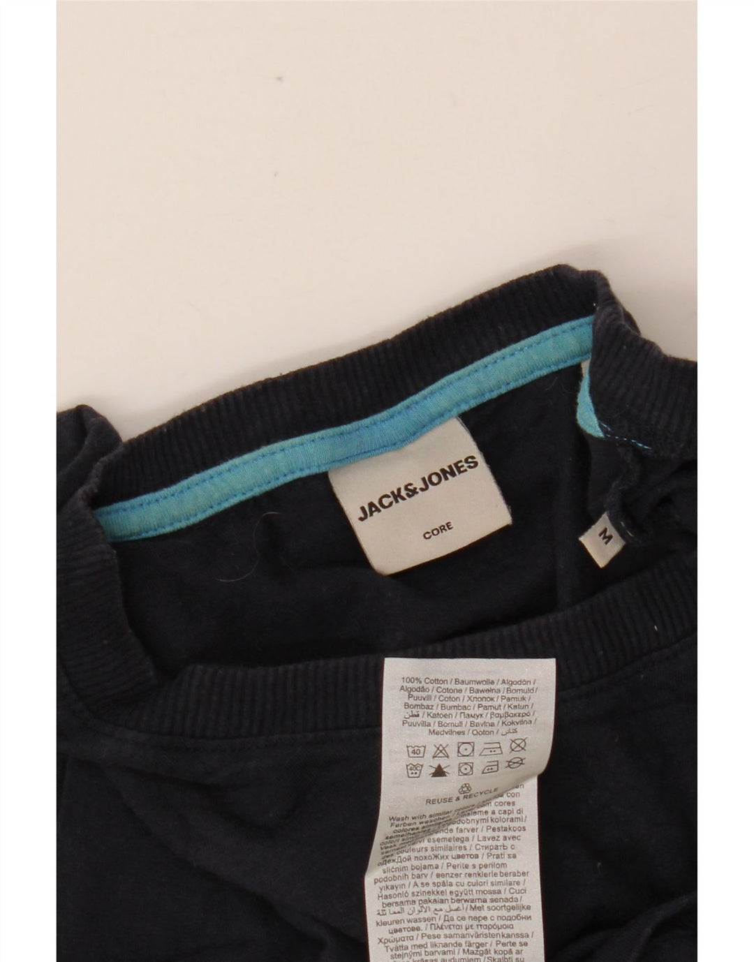 JACK & JONES T-shirt grafica da uomo in cotone medio blu navy