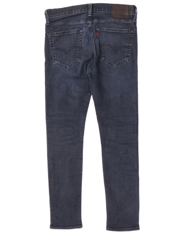 Jeans slim da uomo Levi's W32 L30 in cotone blu navy