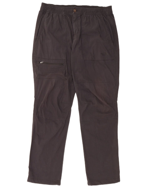 THE NORTH FACE Pantaloni cargo dritti da uomo XL W38 L32 Cotone nero