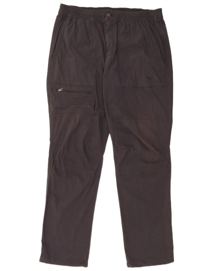 THE NORTH FACE Pantaloni cargo dritti da uomo XL W38 L32 Cotone nero
