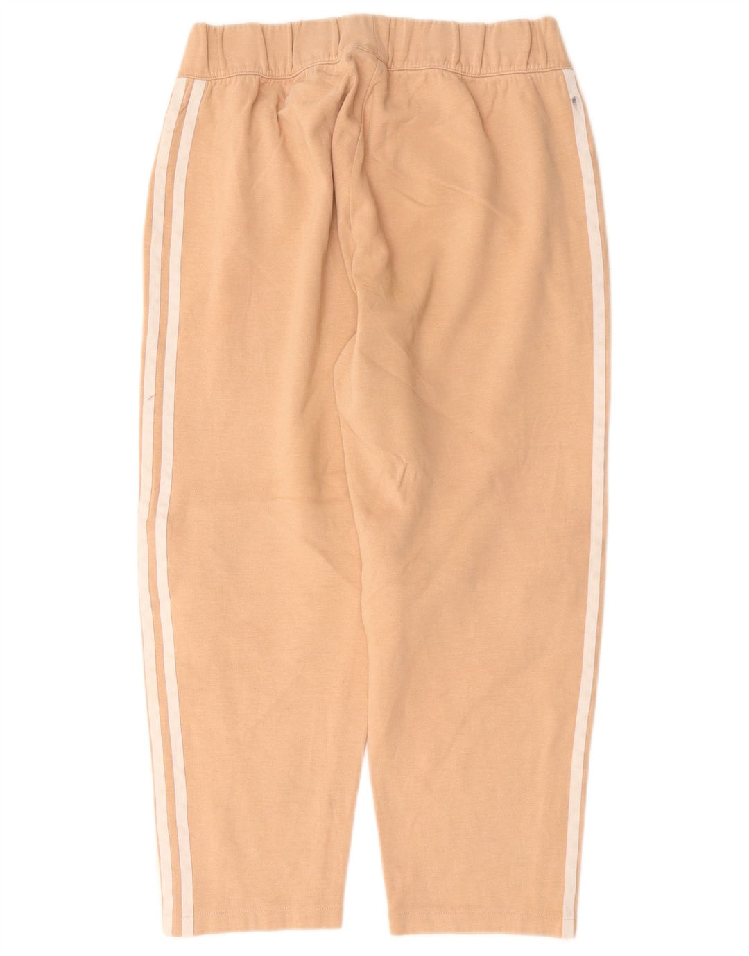 Pantaloni da tuta ADIDAS Capri da donna UK 10 piccoli in cotone beige