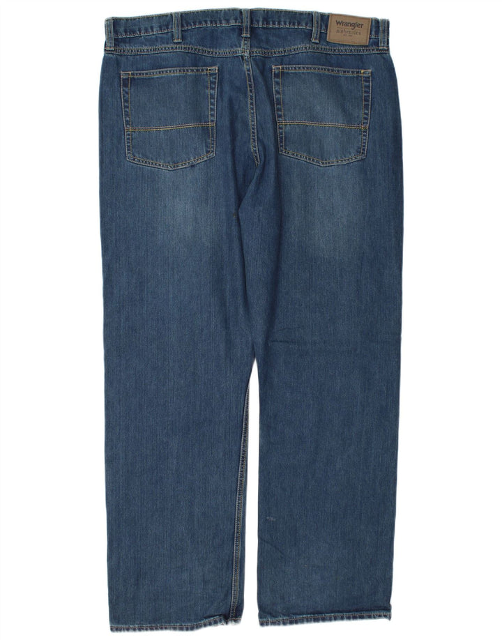Jeans dritti da uomo Wrangler W38 L32 cotone blu