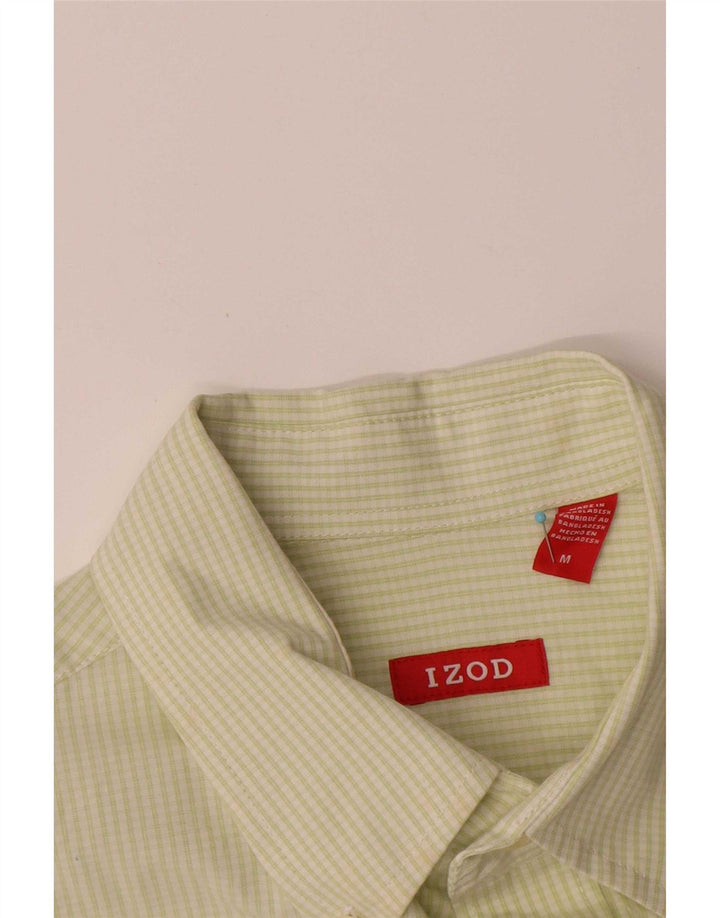 Camicia da uomo Izod in cotone a quadri verde medio