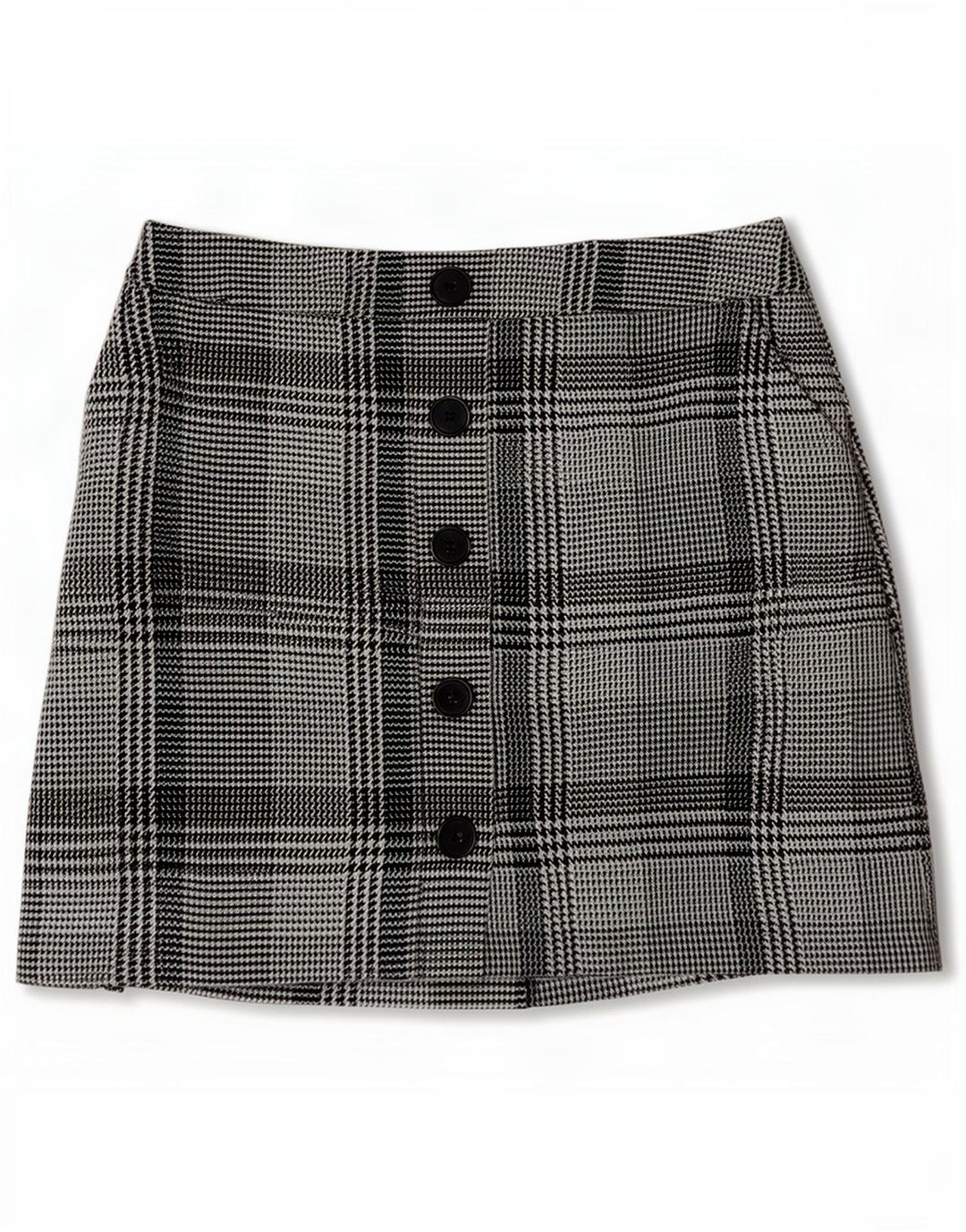 Minigonna da donna Marks & Spencer UK 10 piccola W28 pied de poule blu