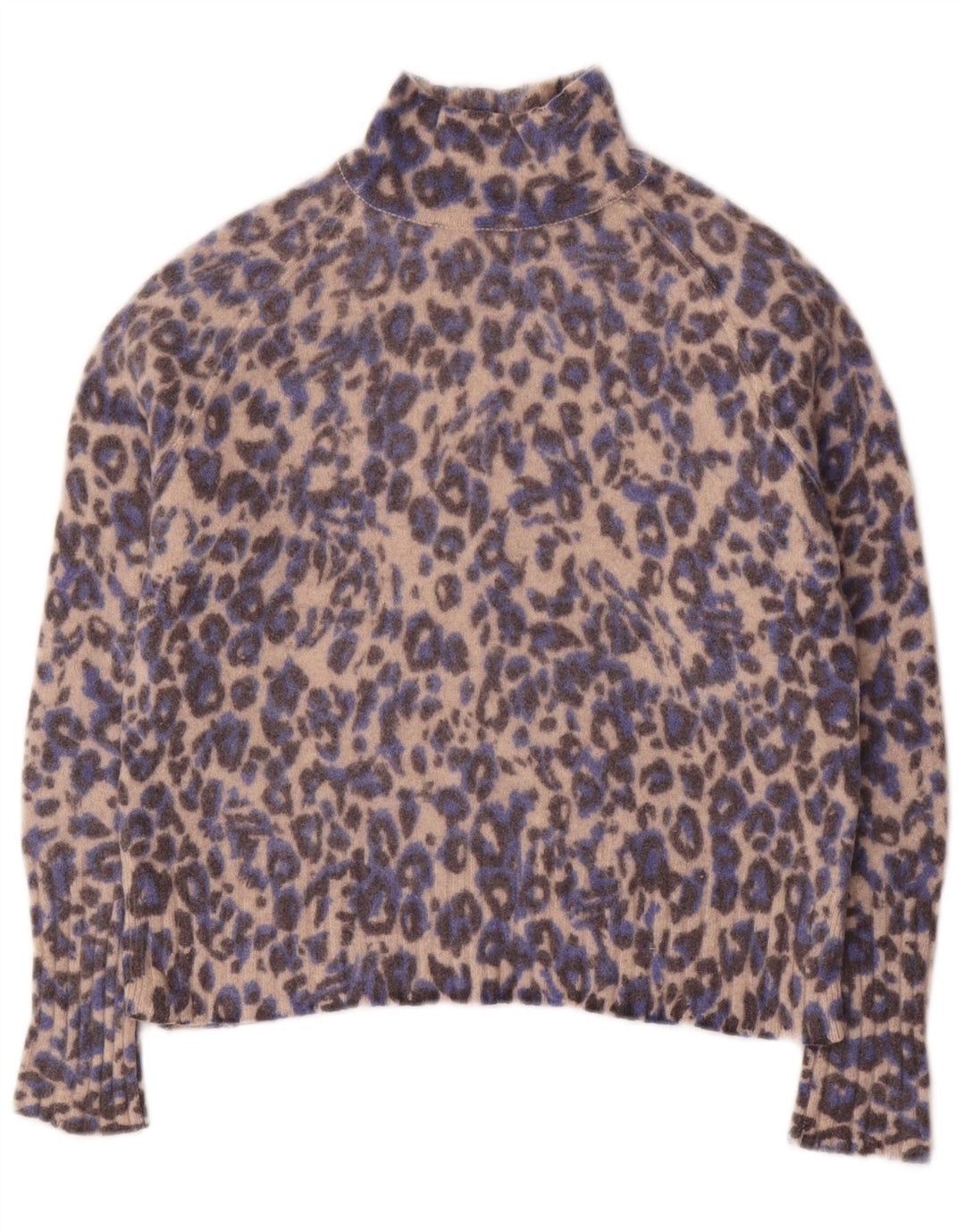 Maglione maglione da donna con collo alto Whistles UK 10 piccolo multicolore