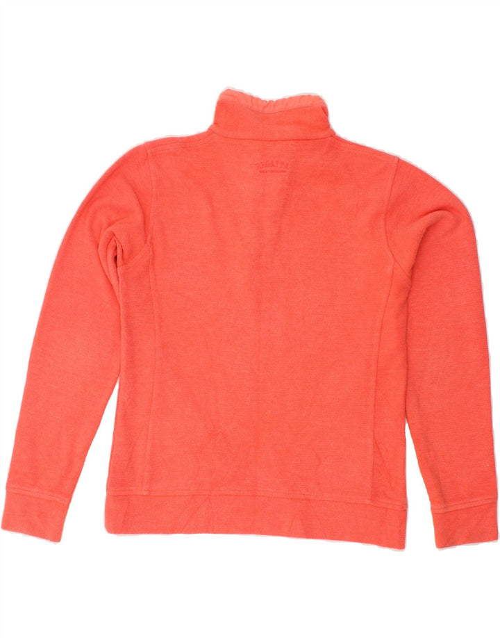 REGATTA Womens Button Neck Sweatshirt Jumper UK 10 Small Pink Cotton Vintage Regatta and Second-Hand Regatta from Messina Hembry 