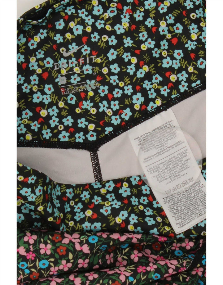 Leggings Nike Dri Fit da donna UK 14 Poliestere floreale multicolore medio
