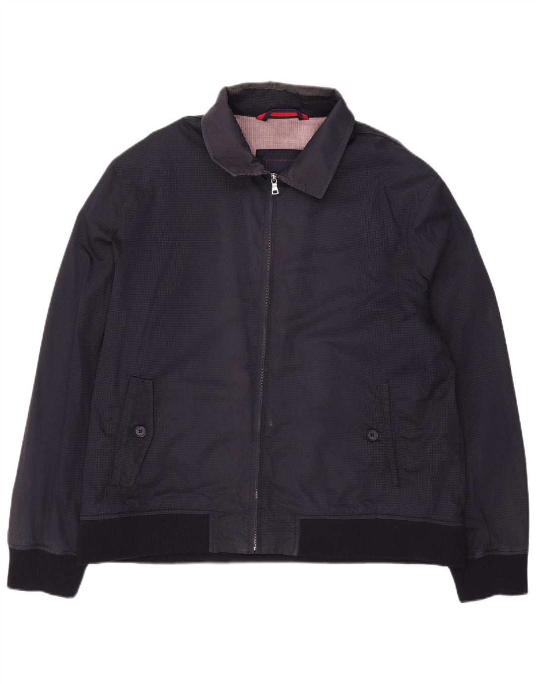 Giubbotto bomber da uomo Marks & Spencer UK 44 2XL Cotone blu navy