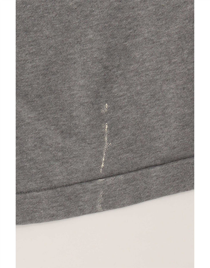 Felpa con cappuccio da uomo Nike Large in cotone grigio