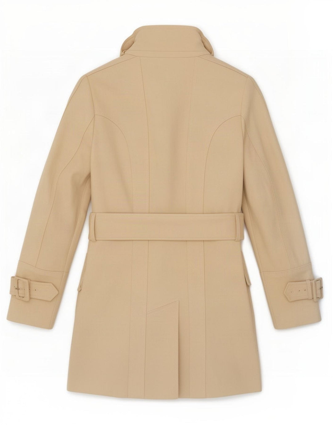 Trench da donna Zara UK 12 Lana beige medio