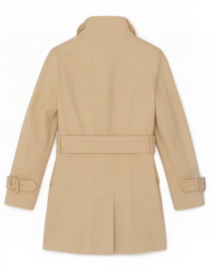 Trench da donna Zara UK 12 Lana beige medio