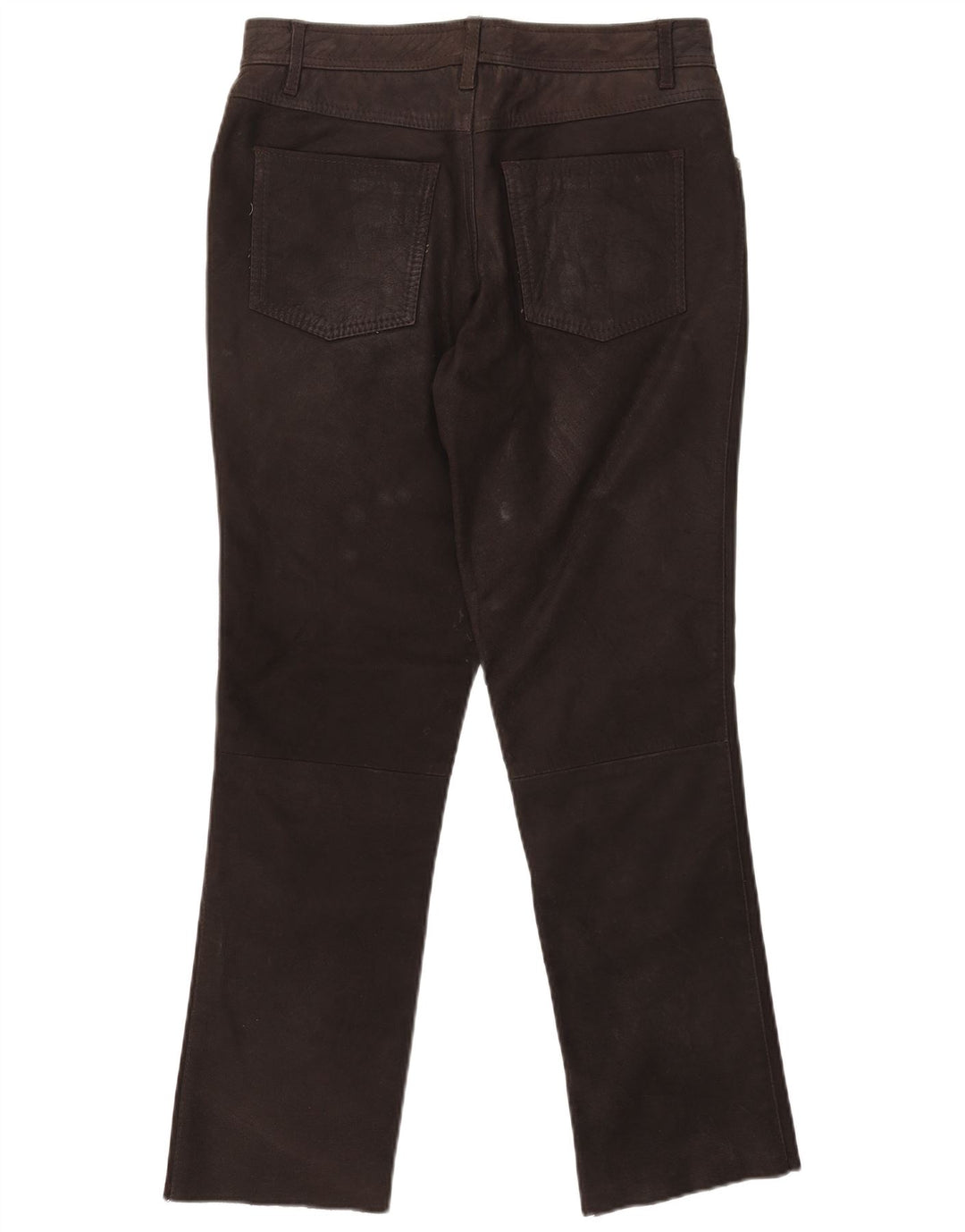 Pantaloni slim in pelle da uomo Tom Ramsey EU 48 Medium W32 L29 Pelle marrone