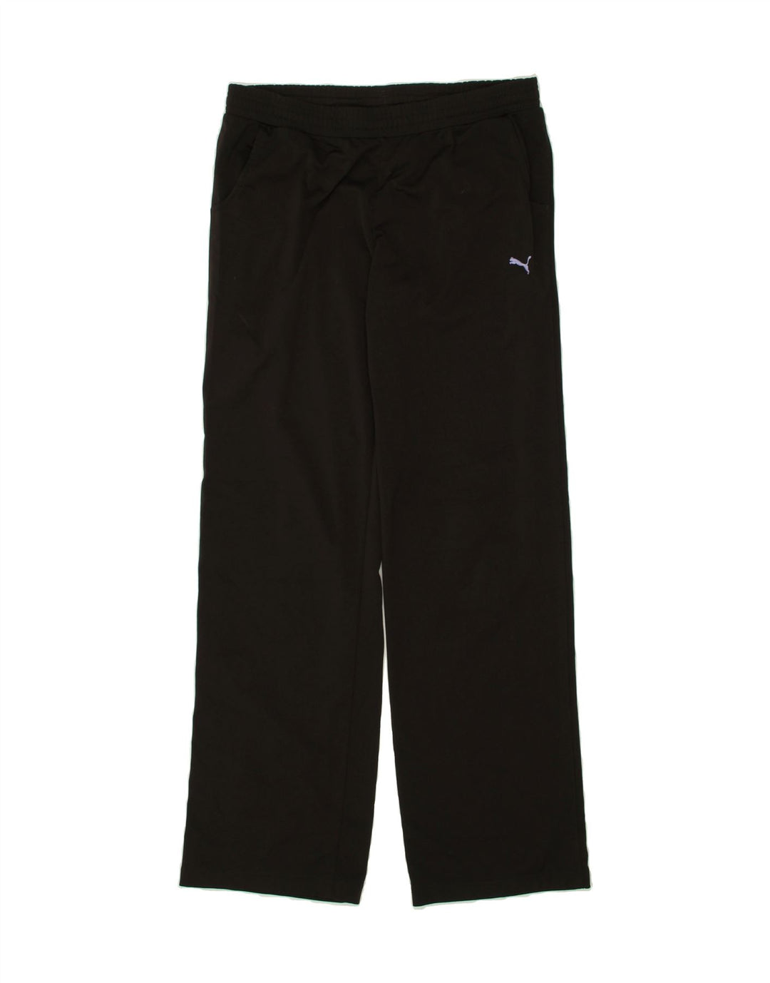 PUMA Womens Tracksuit Trousers UK 12 Medium Black Polyester Vintage Puma and Second-Hand Puma from Messina Hembry 