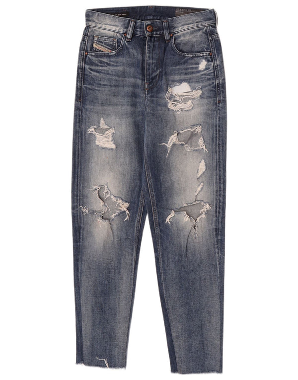Jeans da donna Diesel Kampione affusolati con vestibilità rilassata W25 L26 Blu
