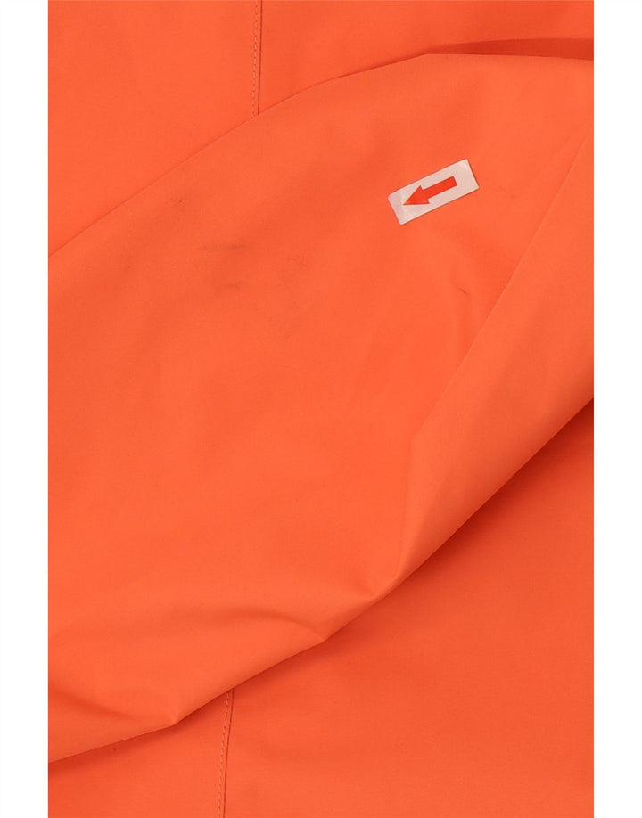 Giacca antipioggia con cappuccio da donna Helly Hansen UK 14 Poliestere arancione medio