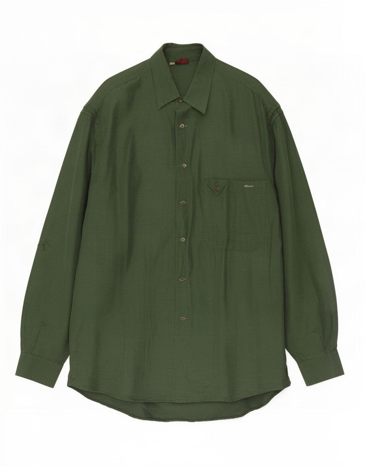 Camicia da uomo Ellesse grande verde