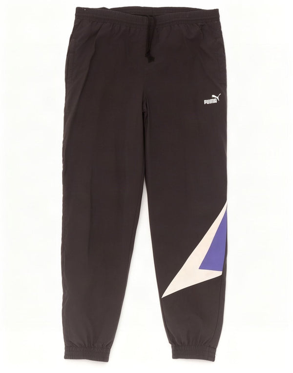 Pantaloni da tuta da uomo Puma Joggers Large Nero Colourblock Poliammide
