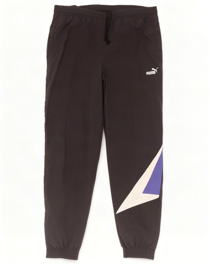 Pantaloni da tuta da uomo Puma Joggers Large Nero Colourblock Poliammide