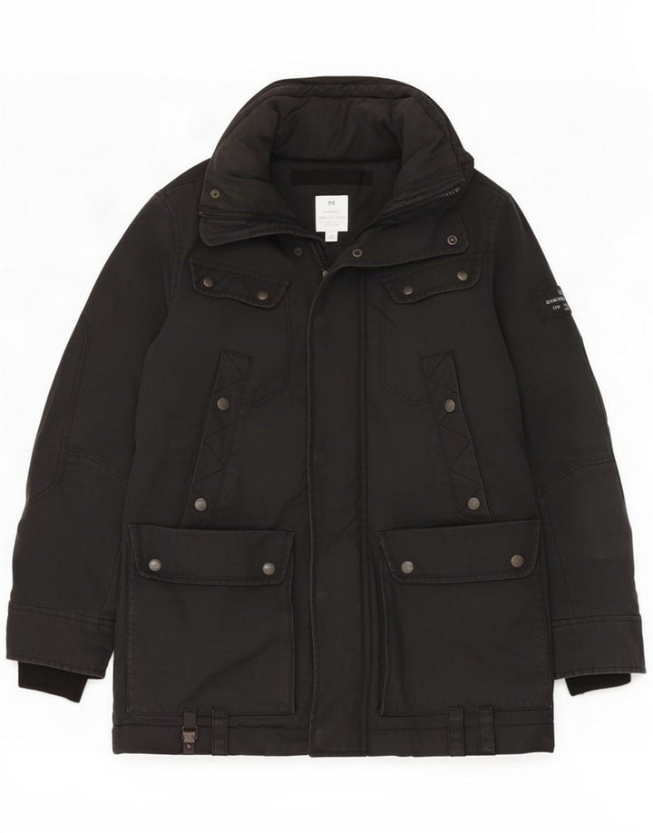 Diesel Parka da uomo UK 38 Medium Black Cotton