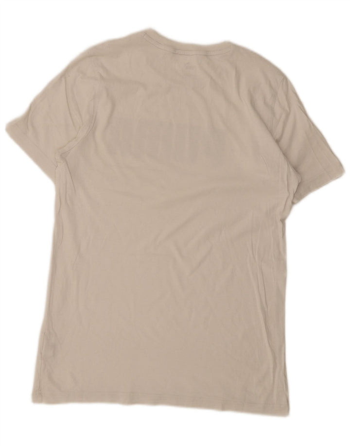 T-shirt grafica da uomo Puma Top Small in cotone bianco