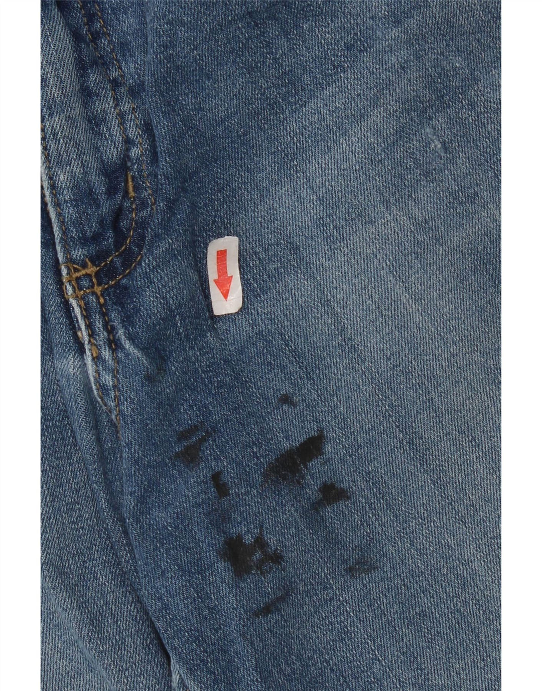 Jeans dritti da donna Carhartt US 8 medio W30 L31 cotone blu
