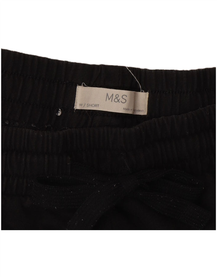 Pantaloni da tuta da uomo Marks & Spencer medio cotone nero