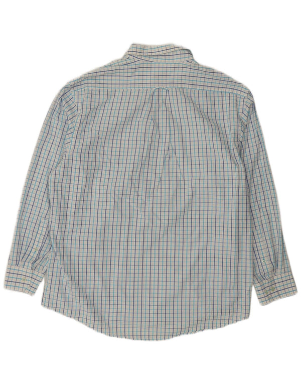 Camicia a quadri da uomo Izod XL in cotone a quadri bianchi