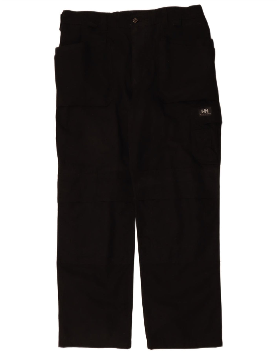 Pantaloni cargo dritti da uomo HELLY HANSEN W38 L33 cotone nero