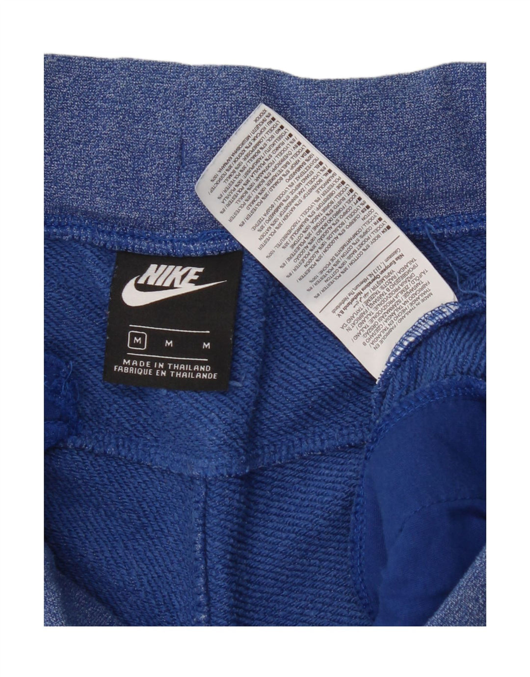 NIKE Mens Sport Shorts Medium Blue Cotton Vintage Nike and Second-Hand Nike from Messina Hembry 