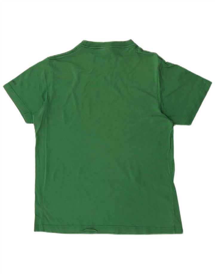 T-shirt grafica da uomo Hurley Top in cotone verde medio