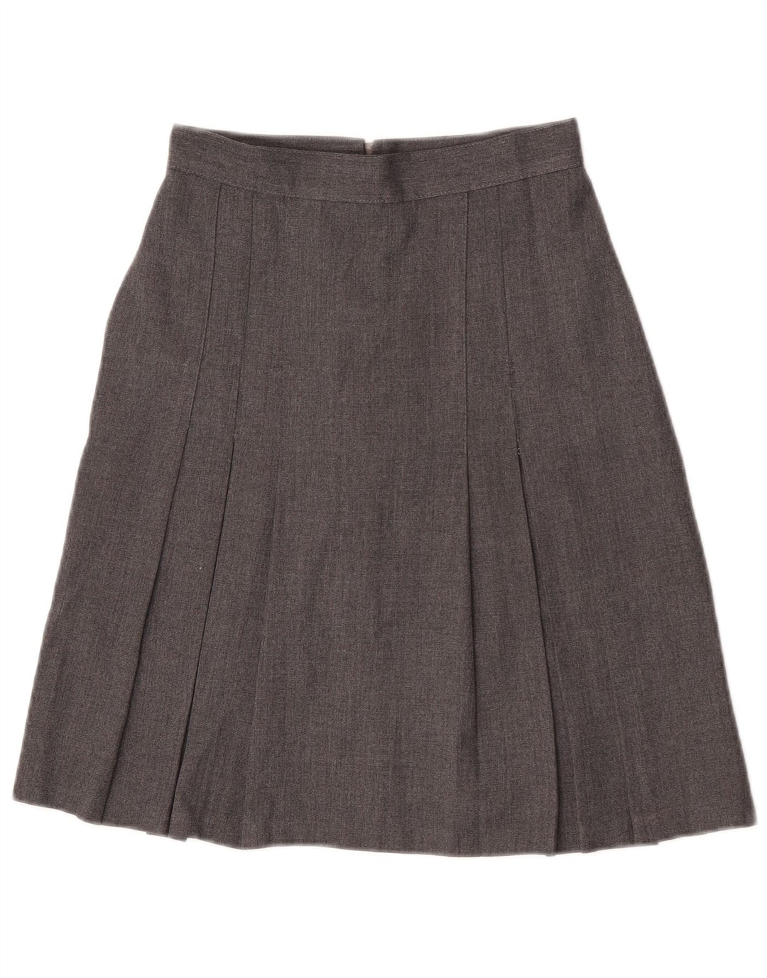 Gonna a trapezio per ragazze Marks & Spencer 11-12 anni W23 poliestere grigio