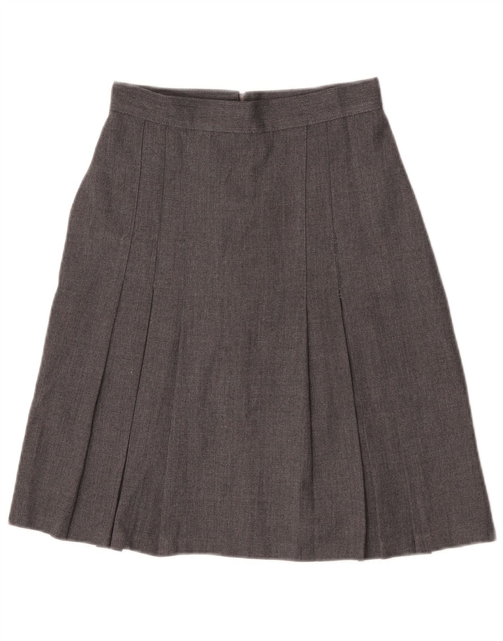 Gonna a trapezio per ragazze Marks & Spencer 11-12 anni W23 poliestere grigio