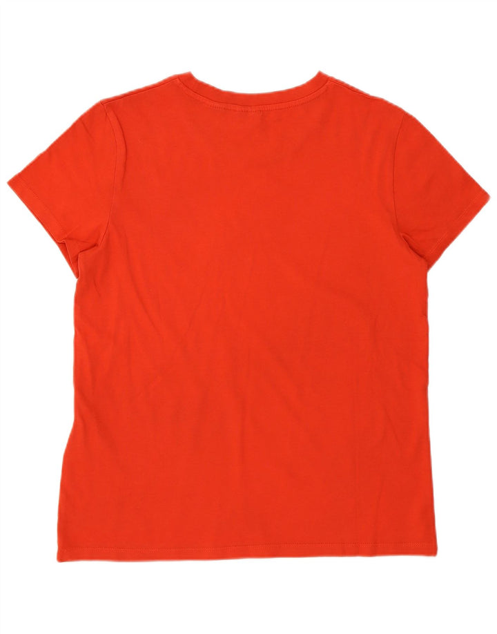 T-shirt da donna Levi's Top UK 10 Small in cotone arancione
