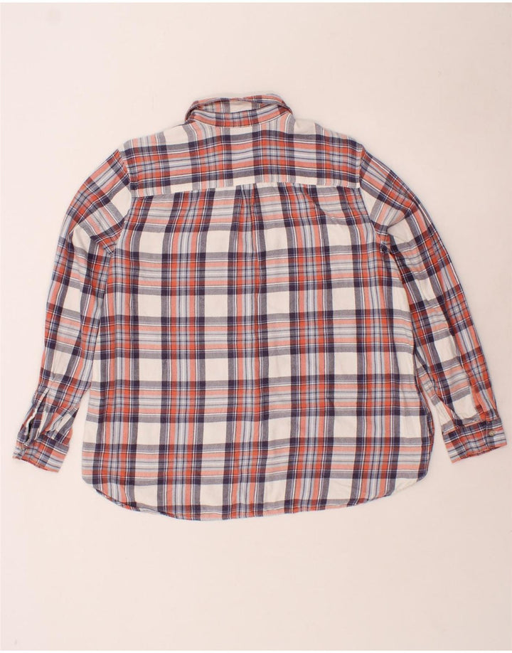 EDDIE BAUER Womens Flannel Shirt UK 16 Large Multicoloured Check Cotton Vintage Eddie Bauer and Second-Hand Eddie Bauer from Messina Hembry 