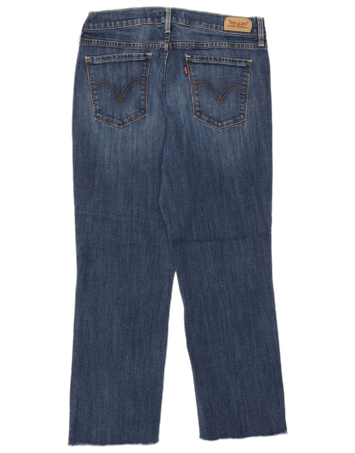 Jeans corti da donna Levi's US 8 medi W29 L34 cotone blu
