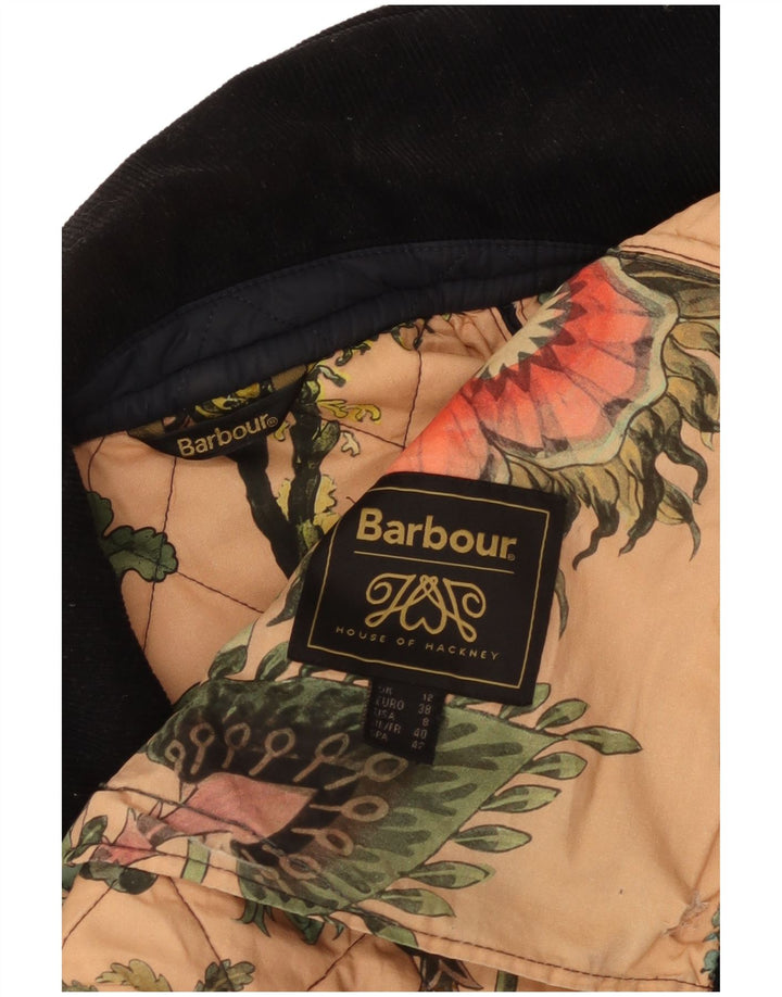 Giacca trapuntata da donna Barbour UK 12 medio blu navy