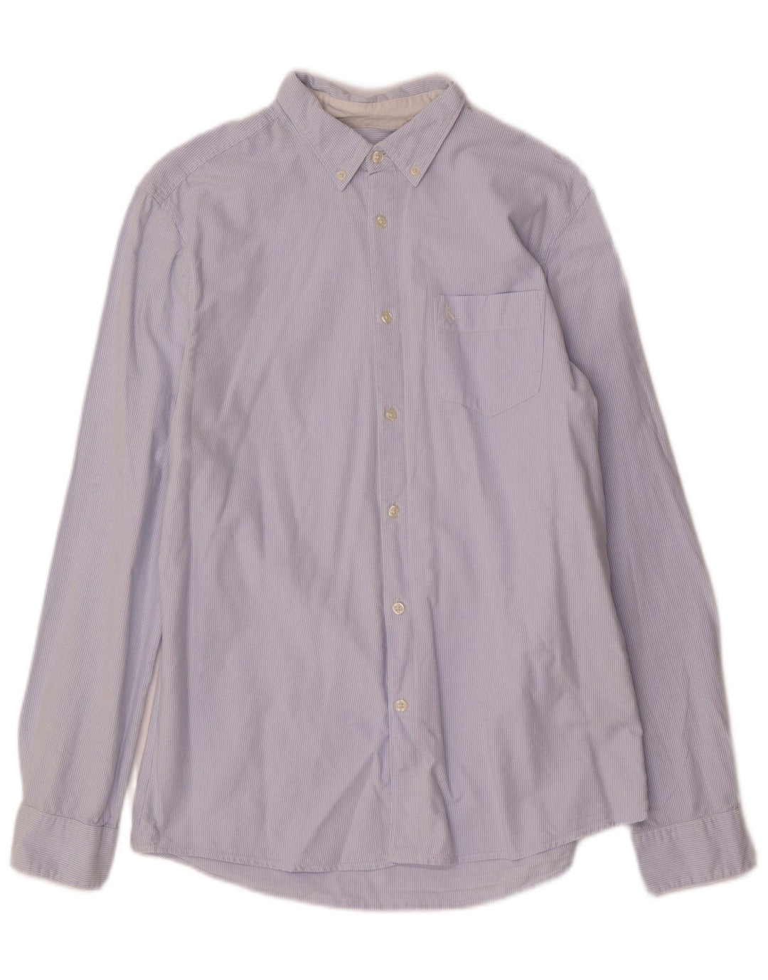 Camicia da uomo classica Jack Wills in cotone gessato blu medio