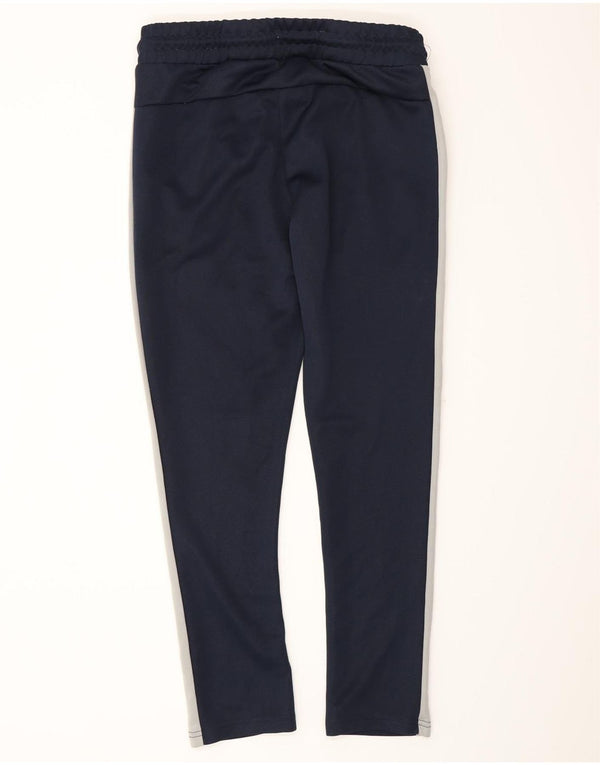 Pantaloni da tuta da uomo Jack & Jones grandi in poliestere color block blu navy